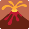 Volcano emoji on Twitter